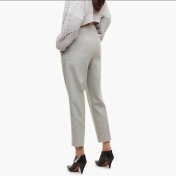 ARITZIA WILFRED wool light grey wide leg pant, 23” (US 0) - Picture 2 of 7